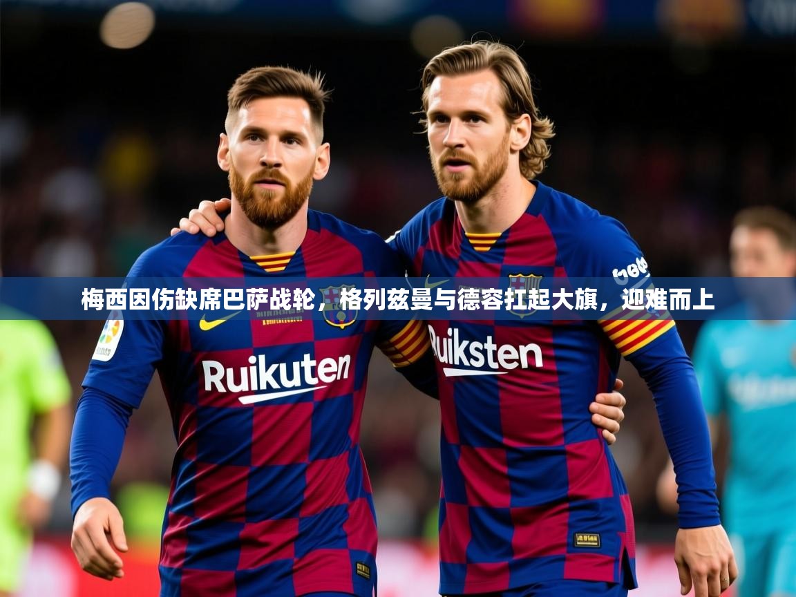 梅西因伤缺席巴萨战轮，格列兹曼与德容扛起大旗，迎难而上